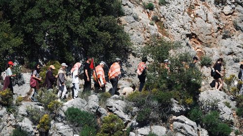 Kaş'ta Likya Su Yolu Yürüyüşü ve Patara Yörük Göçü Düzenlendi