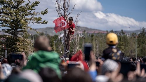 SOLOTÜRK, 2025 Turizm Başkenti Erzurum'da Gösteri Uçuşu Gerçekleştirdi
