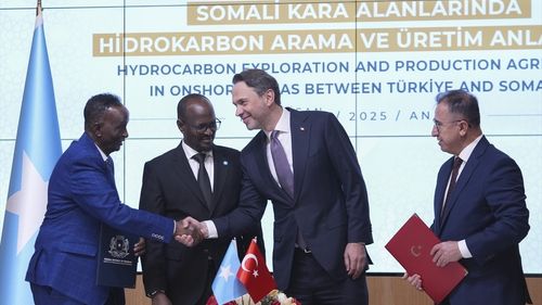 Türkiye ve Somali Petrol ve Gaz Arama Anlaşması İmzaladı