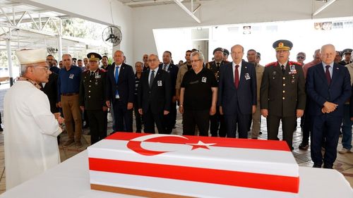 51 Yıl Sonra Bulunan Şehit Ayşe Ramadan KKTC'de Defnedildi