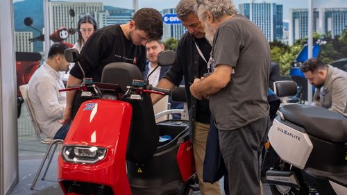 Ankara'da Motosiklet ve Bisiklet Endüstrisi Fuarı Açıldı