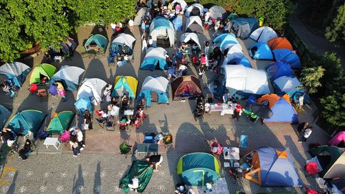 Bursa'da Öğrenciler ve Veliler Geleneksel Çadır Kampı Etkinliğinde Bir Araya Geldi