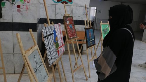 İdlib Üniversitesi Öğrencilerinden Gazze Halkına Destek Etkinliği