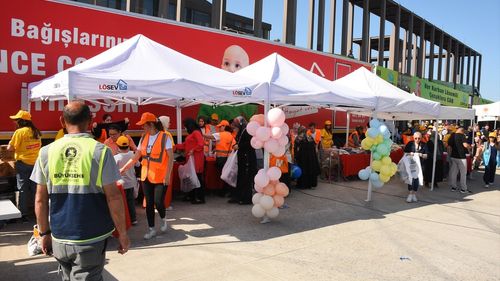 LÖSEV'in İyilik Tırı Samsun'a Ulaştı