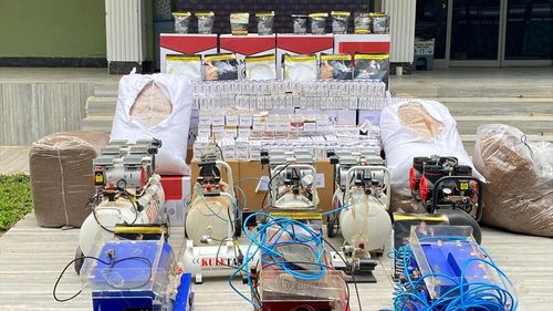 Uşak'ta 401 Bin 340 Bandrolsüz Makaron Ele Geçirildi