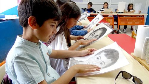 Kars'ta Ressamlar, Kırsaldaki Çocuklara Umut Aşılıyor