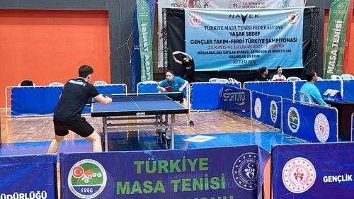 Kırşehir'de 2023 Yaşar Sedef Gençler Masa Tenisi Şampiyonası Tamamlandı