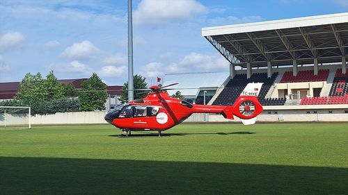 Samsun'da Solunum Yetersizliği Yaşayan Bebek İçin Ambulans Helikopter Sevki