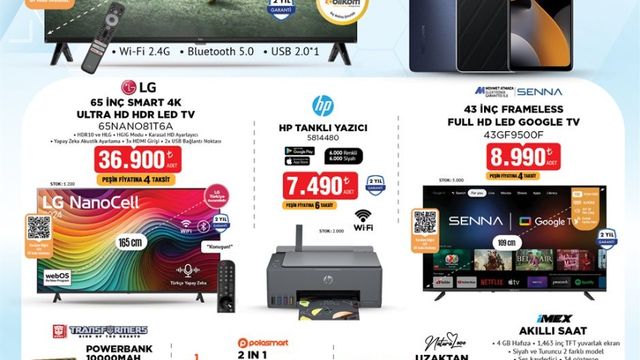 4K Televizsyonda Kaçırılmayacak Fırsat! 4K Tercih Etmeyenler İçin FULL HD LED TV de indirimde!