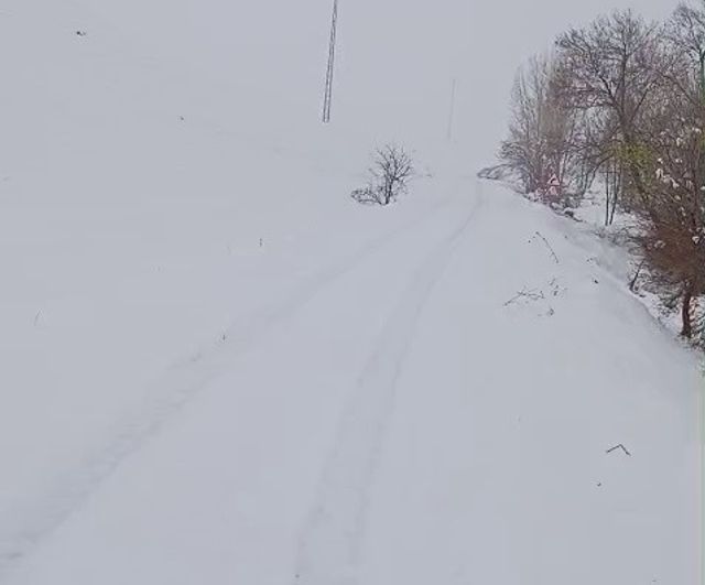 Sivas'ta yoğun kar: 46 yerleşim yerinin yolu ulaşıma kapandı