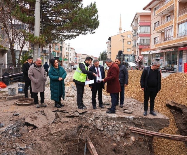 ASKİ ve Gölbaşı Belediyesi, Cemal Gürsel Caddesi altyapısını tamamen yeniliyor