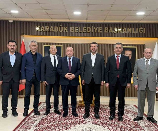 Avrupalı Türk Girişimciler Birliği Heyeti Karabük’te: Çetinkaya ve Vali Yavuz Ziyaret Edildi