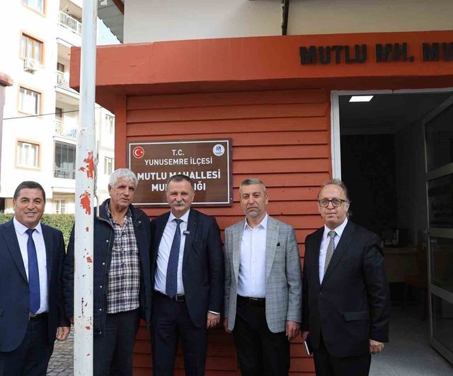 Başkan Semih Balaban Mutlu Mahallesi'nde esnaf ve vatandaşlarla bir araya geldi