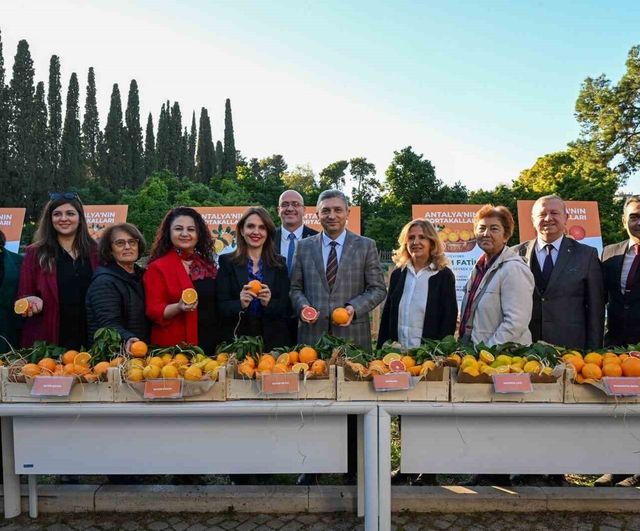 BATEM'in Tescilli Antalya Portakalları Vali Şahin'in Katılımıyla Tanıtıldı
