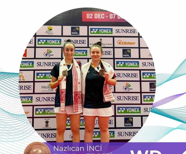 Bengisu Erçetin ve Nazlıcan İnci, Guwahati Masters 2025’te çift kadınlarda bronz madalya kazandı