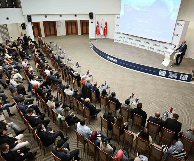 BTSO Başkanı İbrahim Burkay, yeni üyelerle buluştu: Projeler, eğitim ve destekler anlatıldı