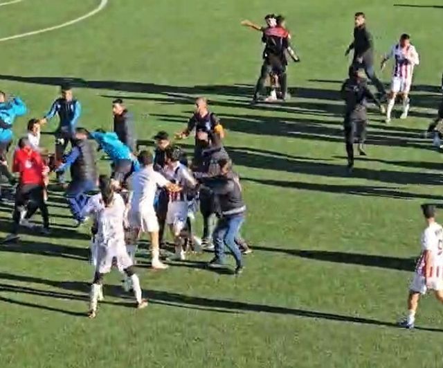 Elazığ 1. Amatör Küme A Grubu'nda Kovancılarspor 3-1 kazandı; maç sonunda kavga çıktı