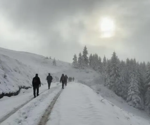 GÜDAK, Kürtün Özkürtün'de 15 kilometrelik kartpostallık doğa yürüyüşü düzenledi