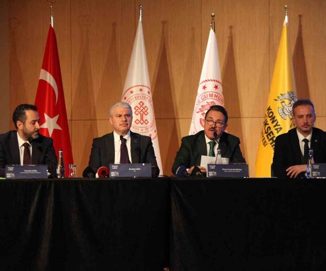 Hazreti Mevlana’nın 752. Vuslat Yıl Dönümü tanıtım toplantısı Konya’da yapıldı