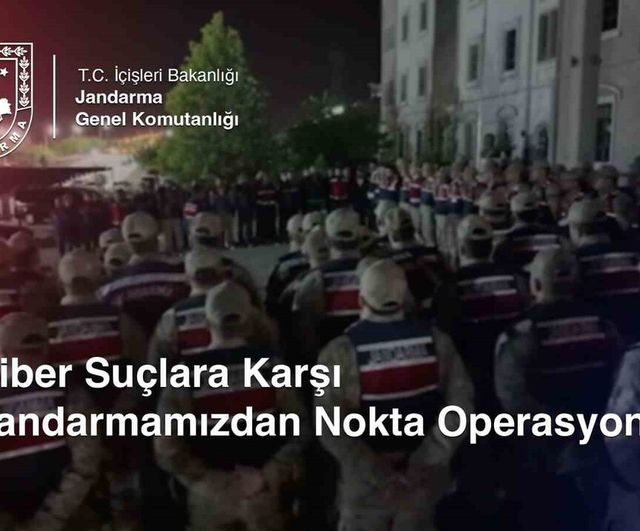Jandarma 8 ilde siber dolandırıcılık operasyonunda 54 kişiyi tutukladı