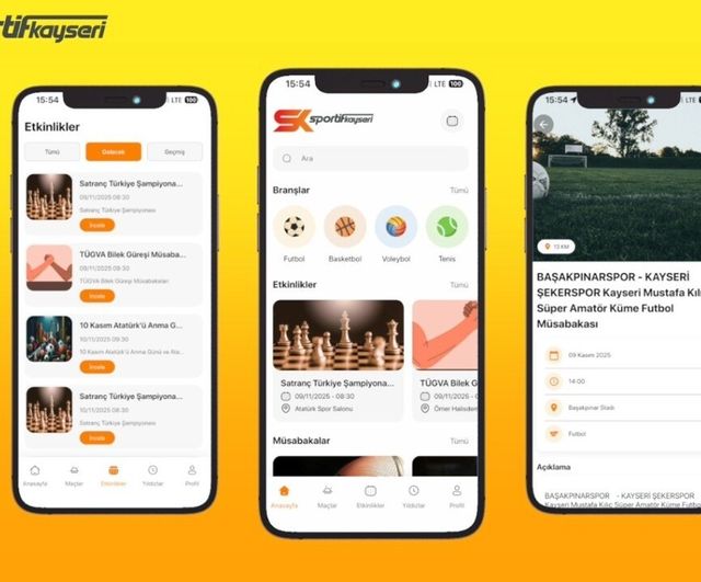 Kayseri’den sporun dijital adresi: Sportif Kayseri uygulaması genişletildi