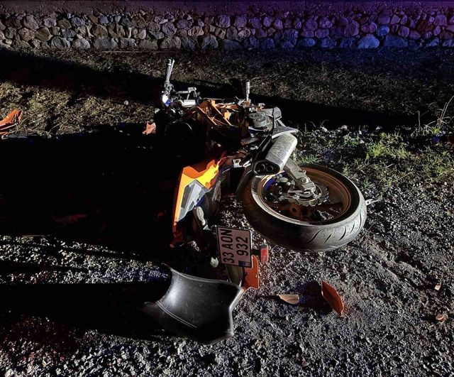 Mersin Bozyazı’da D-400 kara yolunda kaza: Motosiklet sürücüsü ağır yaralandı