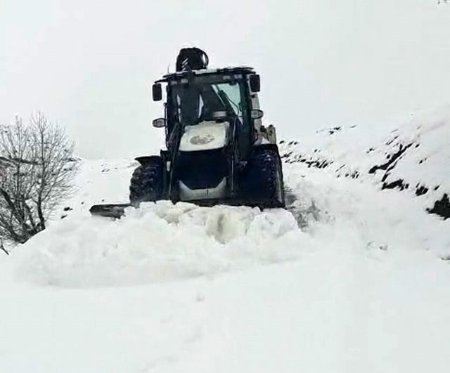 Muş'ta kar ve tipi nedeniyle kapanan 26 yerleşim yeri yeniden ulaşıma açıldı