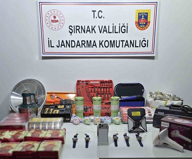 Şırnak'ta jandarma kaçakçılık operasyonu: 69 şüpheliye adli işlem