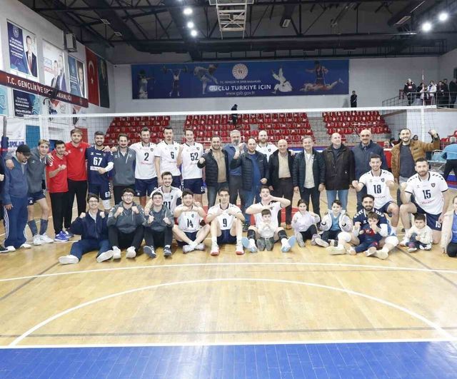 TVF Erkekler 1. Ligi: Düzce Belediyesi Spor Akademisi, Niksar Belediyespor’u 3-1 mağlup etti