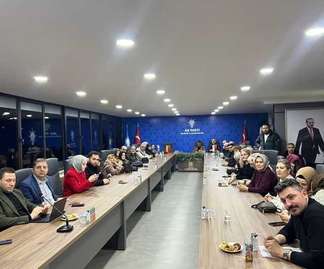 AK Parti Bilecik Merkez İlçe Başkanlığı danışma toplantısında bir araya geldi