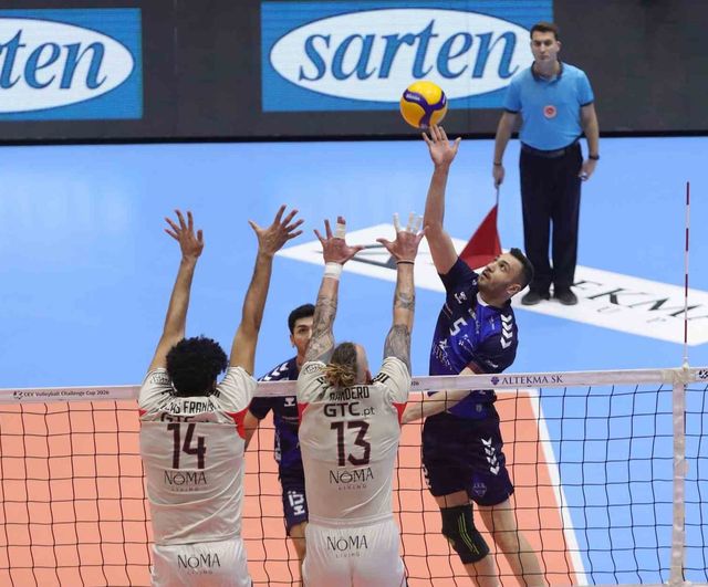 Altekma, altın sette 15-13 ile Benfica'yı geçip CEV Challenge Cup'ta çeyrek finalde