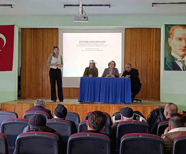 Bilecik’te 2026 içme suyu planlaması: Köy muhtarlarına teknik bilgilendirme ve kuraklık önlemleri