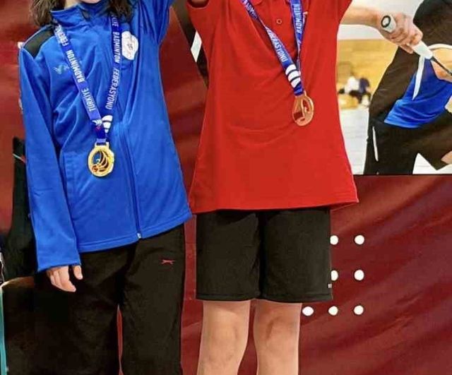 Bilecikli Zeynep Ada Meşe, Osmancık İşitme Engelliler Şampiyonası'nda Çiftlerde Birinci, Teklerde Üçüncü