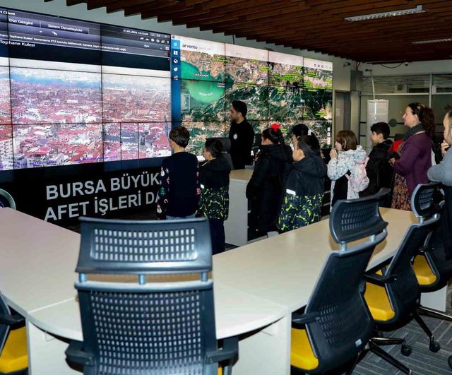 Bursa'da 'Güvenli Yaşam Atölyesi' ile çocuklara afet ve deprem bilinci kazandırıldı