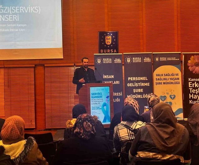 Bursa'da Serviks Kanseri Farkındalık Etkinliği: Erken Teşhisin Önemi Vurgulandı
