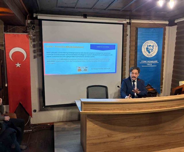 Eskişehir Türk Ocağı'nda Nüfus Mübadelesi Anlatıldı: Prof. Dr. Volkan Marttin Hukuki, Sosyal ve Ekonomik Boyutları Değerlendirdi