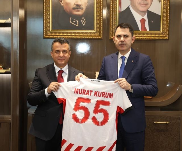 Halit Doğan, Bakan Murat Kurum’a Samsun’daki çalışmalar ve projeleri anlattı