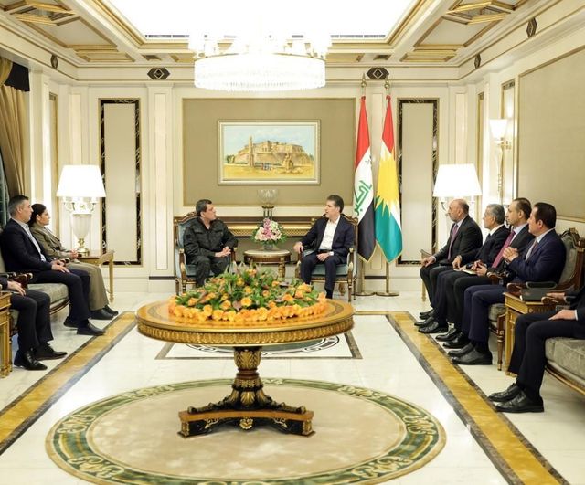 SDG lideri Mazlum Abdi, Erbil'de Tom Barrack ve Neçirvan Barzani ile görüştü