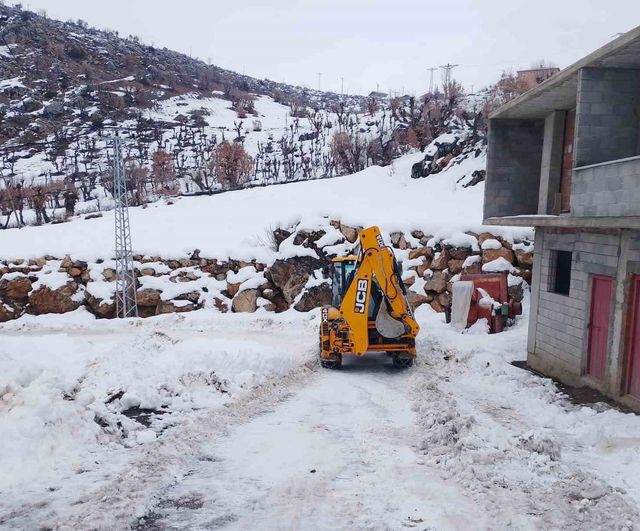 Şirvan'da kar yağışı başladı — İl Özel İdare ekipleri yolları açık tutuyor