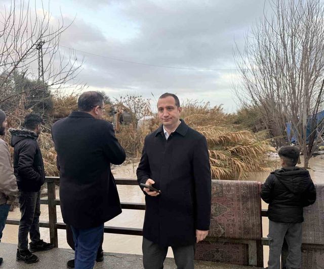 Tarsus’ta Yağışın Yol Açtığı Hasar Yerinde İncelendi: Kaymakam Akyüz ve Yetkililer Sahada
