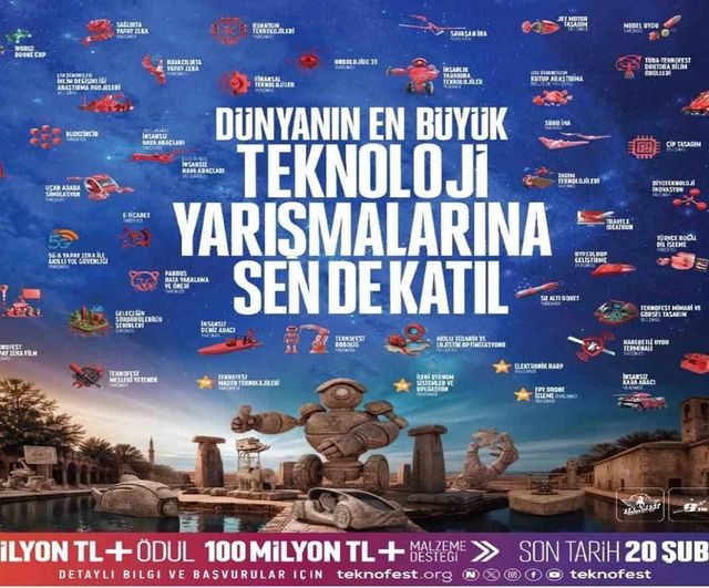 TEKNOFEST 2026 başvuruları başladı — 52 kategoride teknoloji yarışmaları