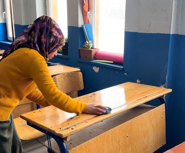 Yüksekova'da okullar ikinci döneme hazır: Kapsamlı hijyen ve bakım seferberliği