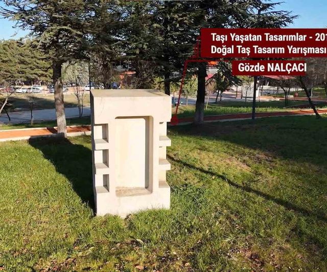 BŞEÜ Kampüsünde Doğal Taş Heykelleriyle Açık Hava Sanatı