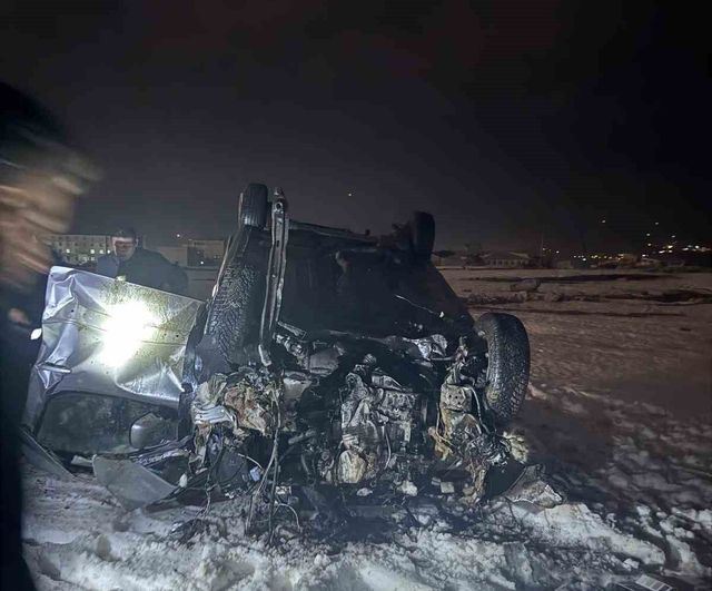 Şırnak-Siirt kara yolunda 40 ABM 220 plakalı araç takla attı: 1 ağır yaralı