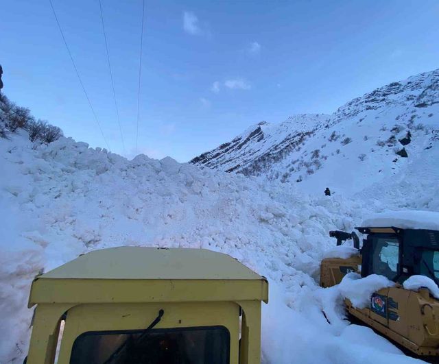 Şırnak’ta çığ düşmesi: Beytüşşebap’ta 4 köy yolu ulaşıma kapandı
