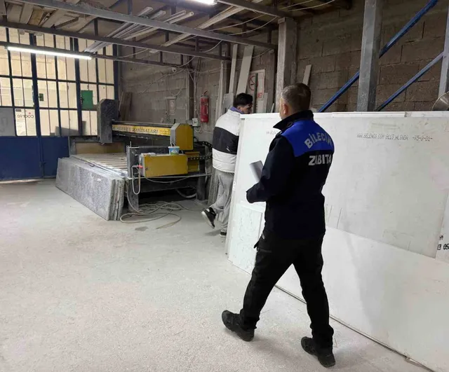 Bilecik Küçük Sanayi Sitesi'nde 9 İşyerinin Ruhsatsız Olduğu Tespit Edildi