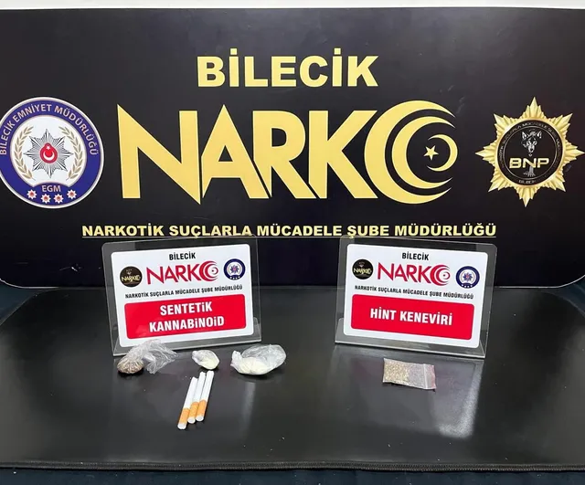 Bilecik'te uyuşturucu operasyonu: Bonzai ve kenevir tohumu ele geçirildi, 1 gözaltı