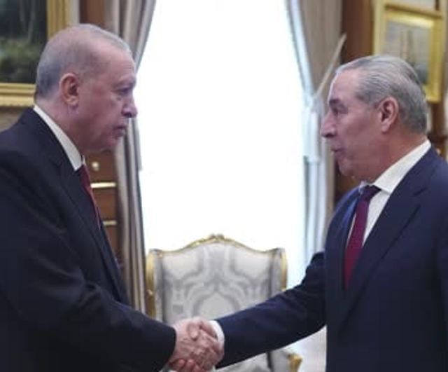 Cumhurbaşkanı Erdoğan, Filistin Devlet Başkan Yardımcısı Hüseyin eş-Şeyh’i kabul etti