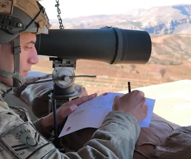 Giresunlu öğrencilerden Siirt jandarmasına sevgi mektuplarıyla destek