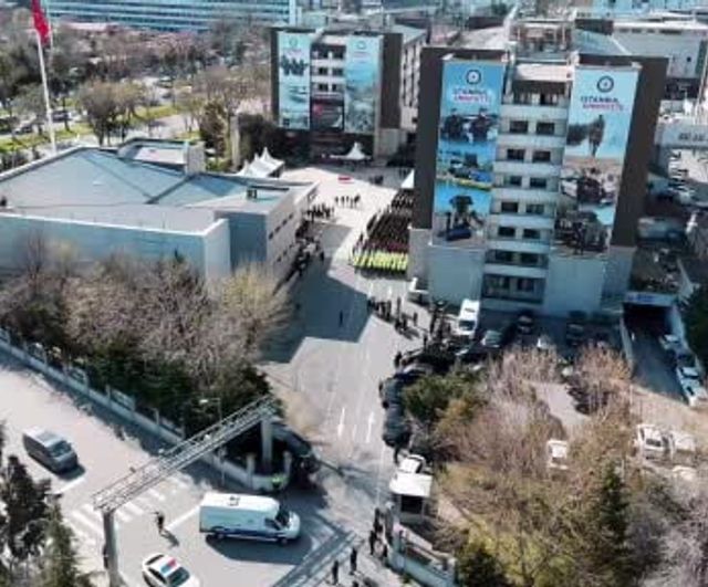 Kuzey Marmara Otoyolu'nda Şehit Olan Polis Memuru Mustafa Aydın Son Yolculuğuna Uğurlandı